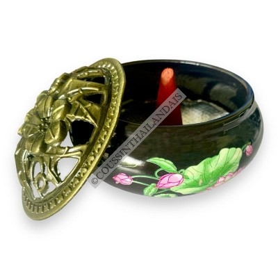 Incense burner lotus flower