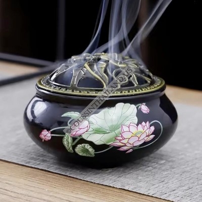 Incense burner lotus flower