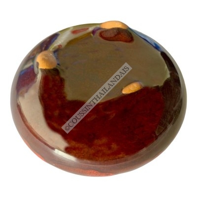 Incense burner garnet ceramic