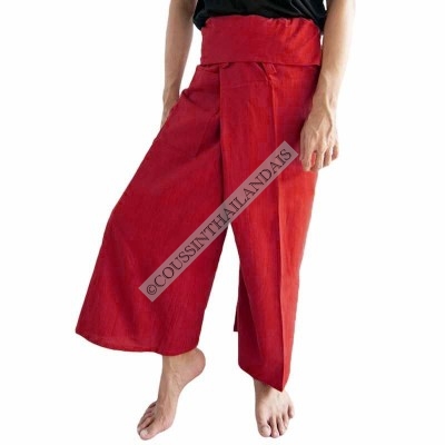 Pantalon thaïlandais rouge