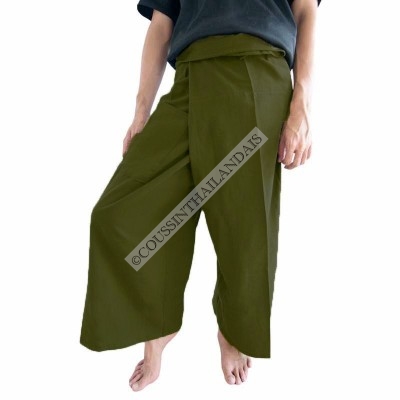 Military green Thai pants