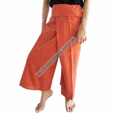 Pantalon thaïlandais orange