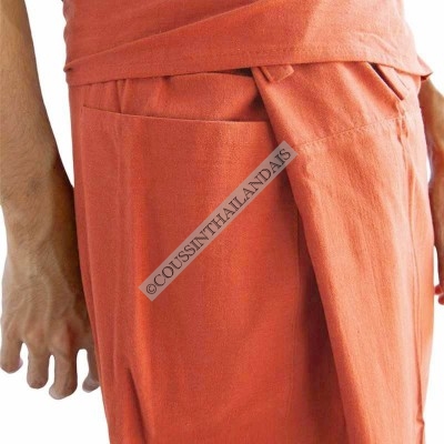 Pantalon thaïlandais orange