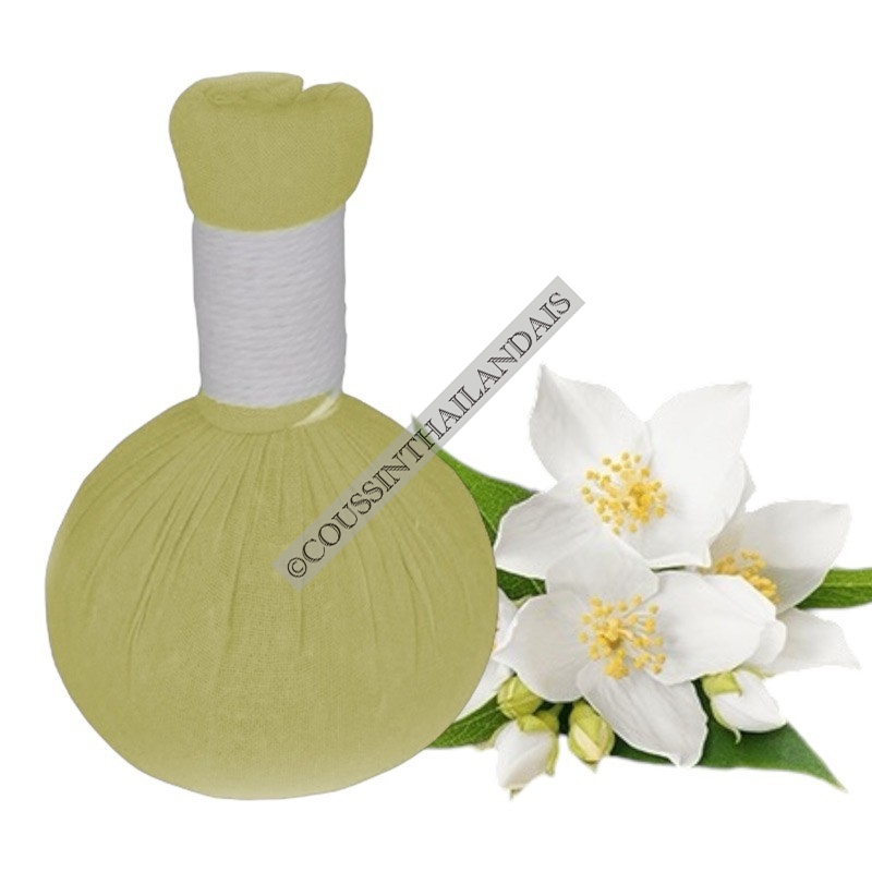 Jasmine flower massage compress