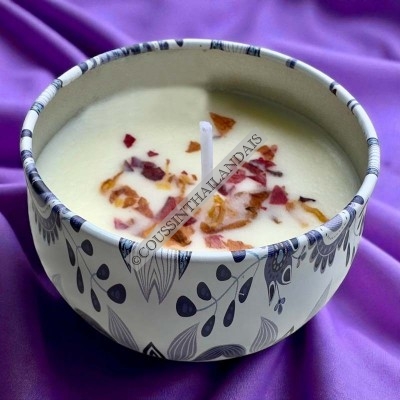 Bougie parfumée à la violette