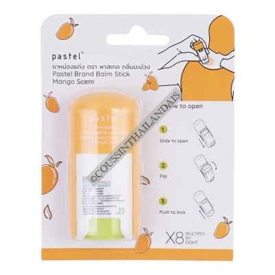 Baume en bâton de marque Pastel parfum mangue Pastel