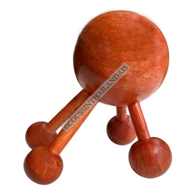 Araignée de massage en bois