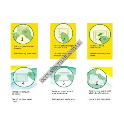 Namman Muay hydrogel patch - 13 x 5 cm Namman Muay