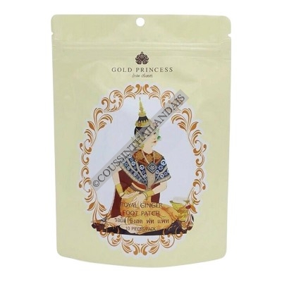 Patch détox pour les pieds Gold Princess au gingembre