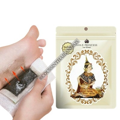 Patch détox pour les pieds Gold Princess au gingembre