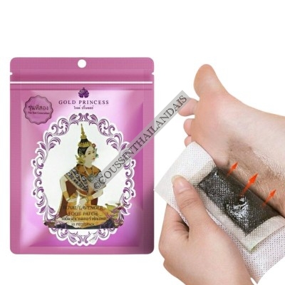 Patch pour les pieds Gold Princess à la lavande