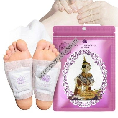 Patch pour les pieds Gold Princess à la lavande