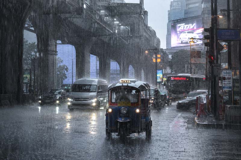 Bangkok durant la saison des pluies