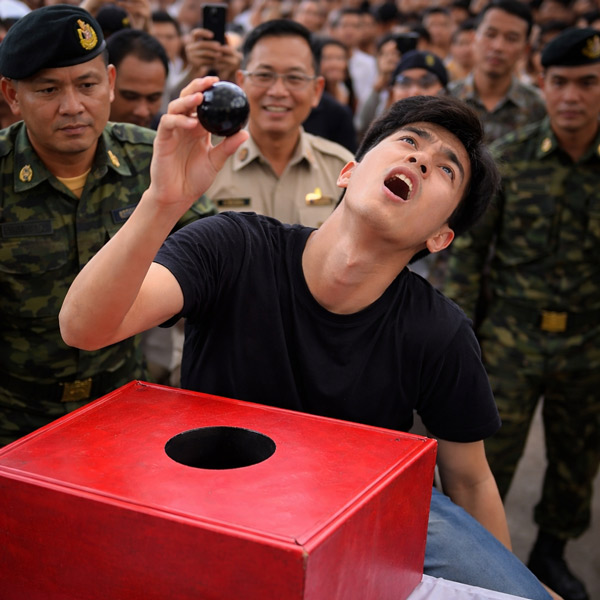 The military draft lottery in Thailand