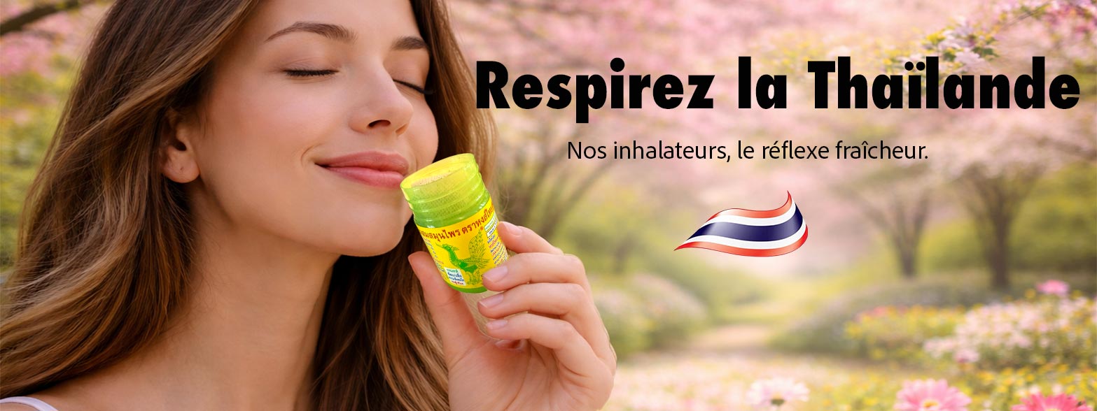 Breathe Thailand. Our inhalers, the freshness reflex